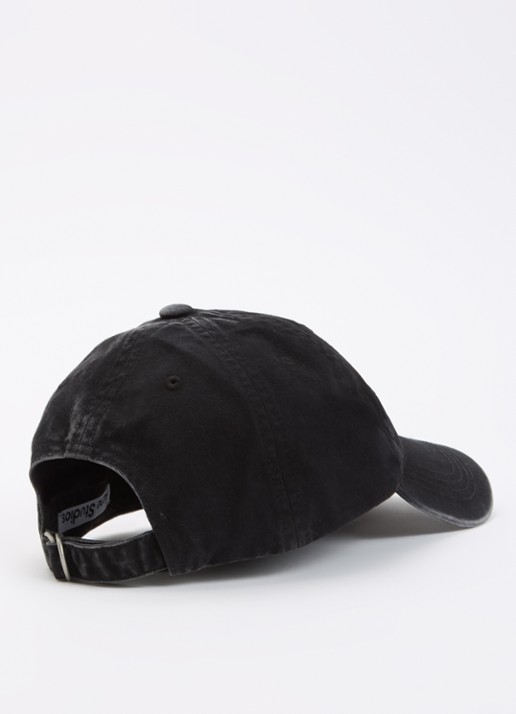 Acne Studios Pet van denim met logoborduring - detail 3 zwart