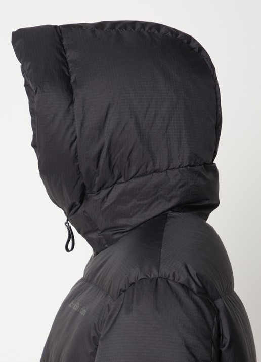Acne Studios Puffer jack met donsvulling en logo - detail 4 zwart