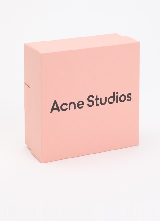 Acne Studios Riem van leer - detail 3 zwart