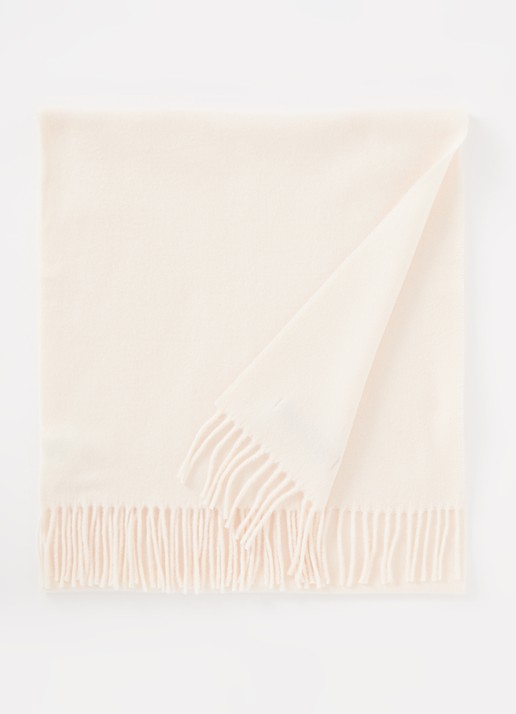 Acne Studios Sjaal van wol 200 x 45 cm - voorkant 2 lichtroze