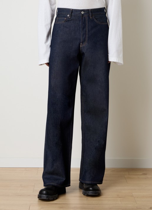 Acne Studios Straight leg jeans met donkere wassing