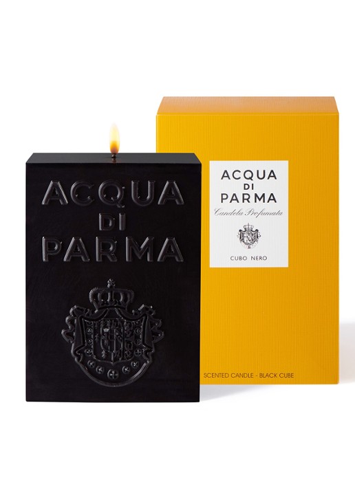 Acqua di Parma Ambra geurkaars 1 kg - voorkant 2 zwart