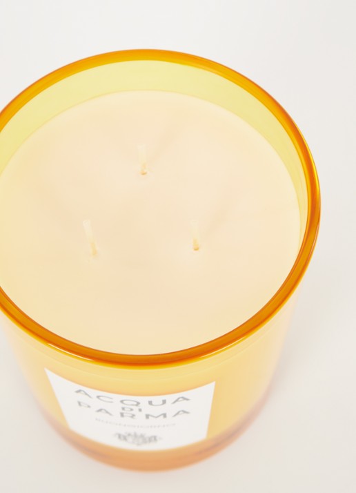 Acqua di Parma Buongiorgno - geurkaars 500 gram - voorkant 2 geel