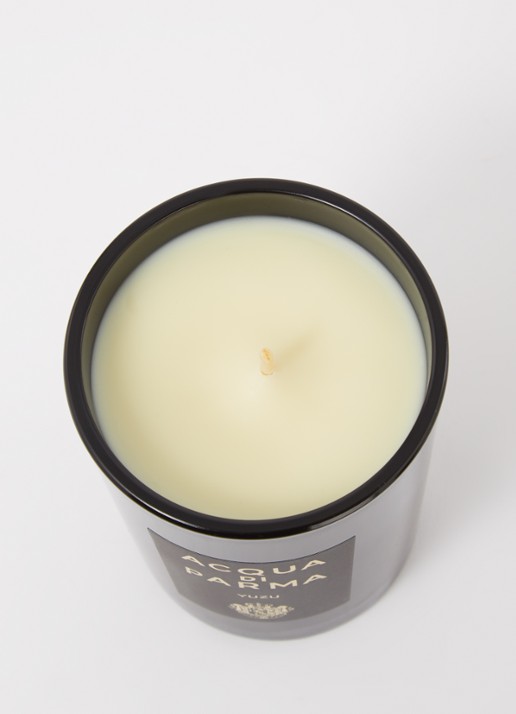 Acqua di Parma Signatures Yuzu geurkaars 200 gram - voorkant 2 zwart