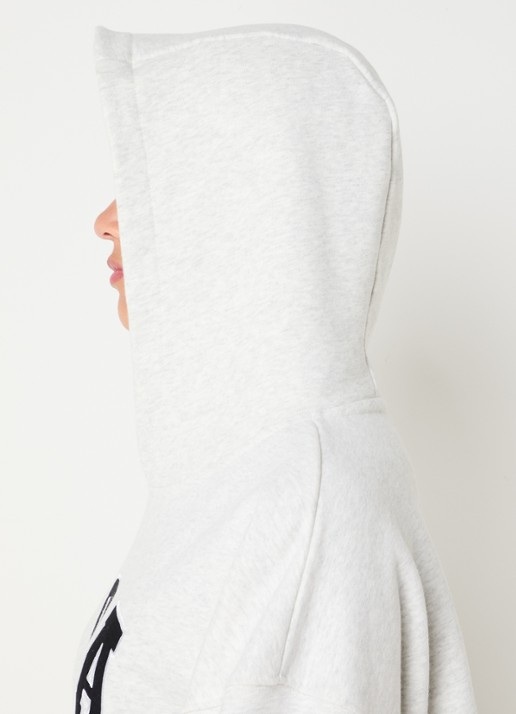 Adanola Ada sweatvest met borduring - detail 5 grijsmele
