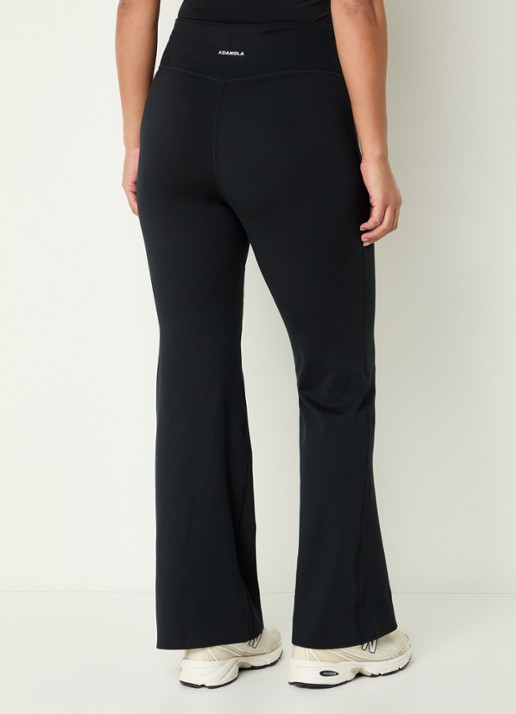 Adanola High waist flared fit trainingslegging met stretch - achterkant 3 zwart