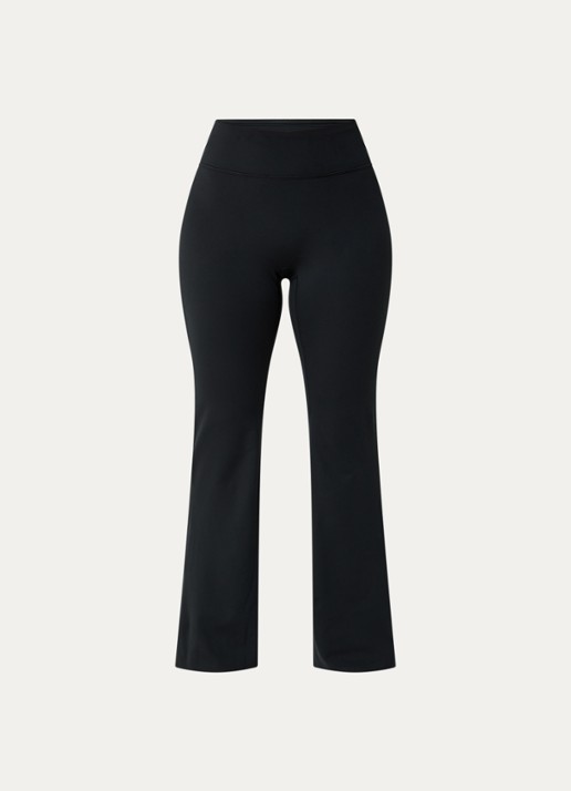Adanola High waist flared fit trainingslegging met stretch - voorkant zwart