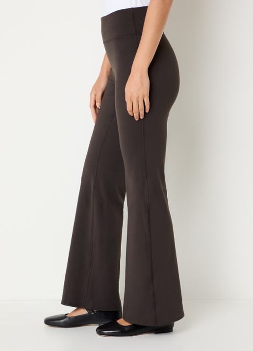 Adanola High waist flared fit trainingslegging met stretch - detail 2 donkerbruin