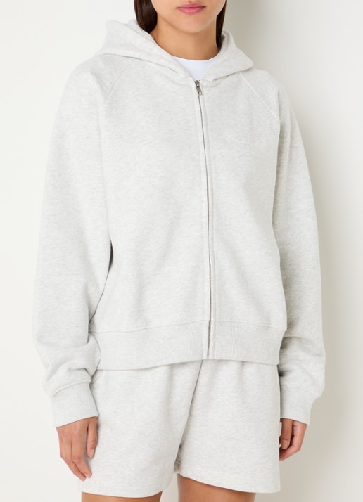 Adanola Sweatvest met gemêleerd dessin
