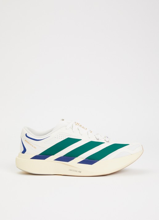 Adidas Adizero EVO SL EXO sneaker van mesh - voorkant 5 gebroken wit
