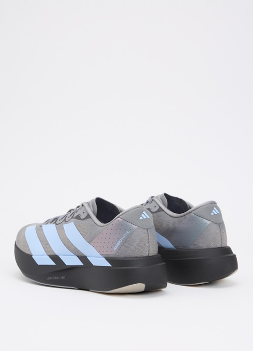 Adidas Adizero Evo SL M sneaker met gebreid bovenwerk - achterkant 7 donkergrijs