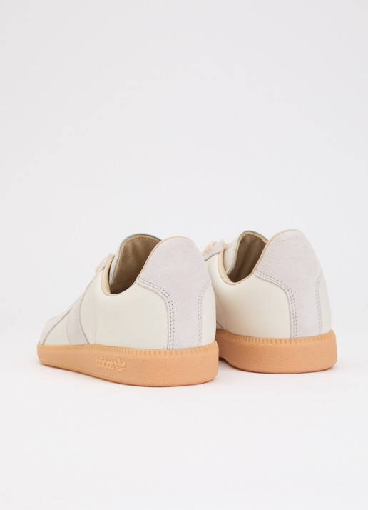 Adidas Army sneakers van leer met suède details - achterkant 4 creme