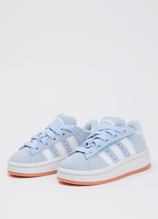 Adidas Campus 00s sneaker van suède - voorkant 4 lichtblauw