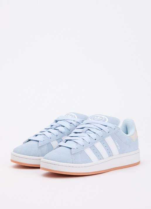 Adidas Campus 00s sneaker van suède - voorkant 2 lichtblauw