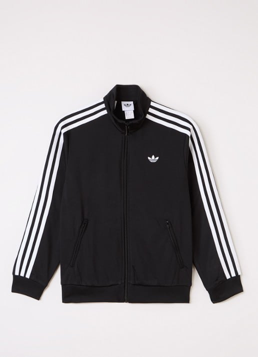 Adidas Firebird sweatvest met logoborduring