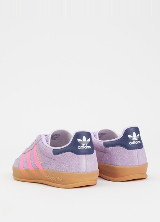 Adidas Gazelle Indoor J sneaker van suède - achterkant 3 paars