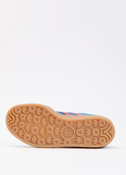 Adidas Gazelle Indoor sneaker van suède met logo - detail blauw