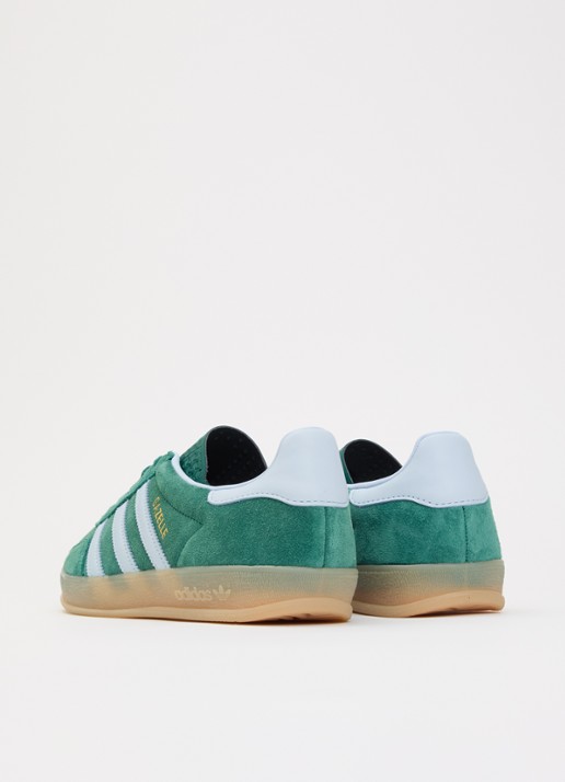 Adidas Gazelle Indoor sneaker van suède  - achterkant 2 groen