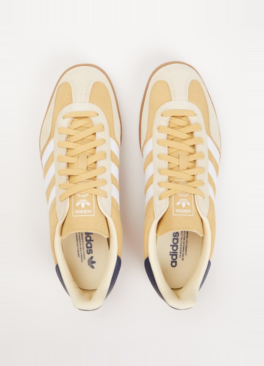 Adidas Gazelle Indoor sneaker van suède - detail 4 geel