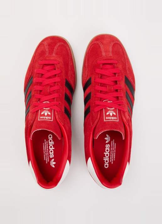 Adidas Gazelle Indoor sneaker van suède - detail 3 rood