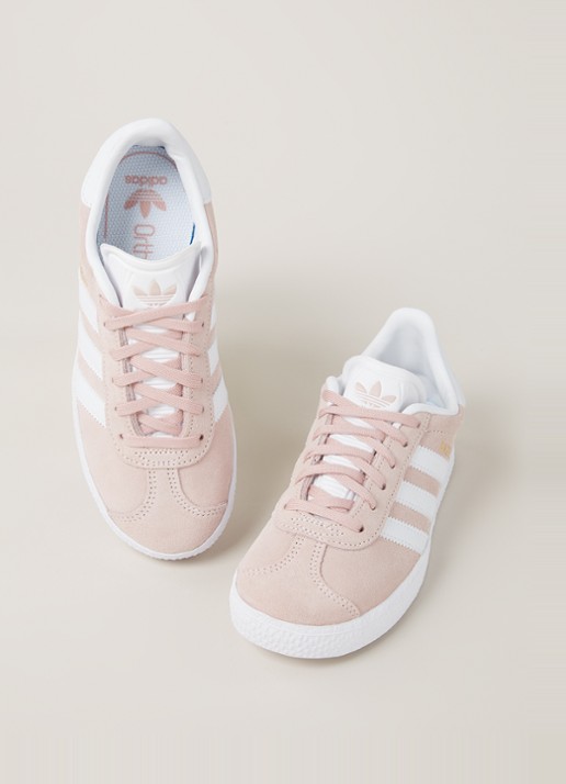 Adidas Gazelle sneaker van suède - detail 4 oudroze