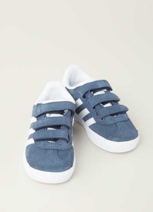 Adidas Gazelle sneaker van suède - detail 2 donkerblauw