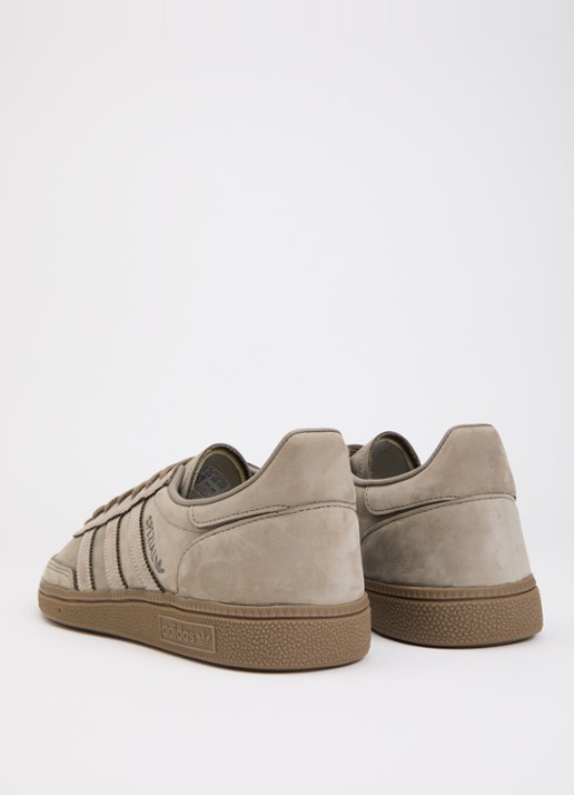 Adidas Handball Spezial sneaker van suède met leren details  - achterkant 4 bruin