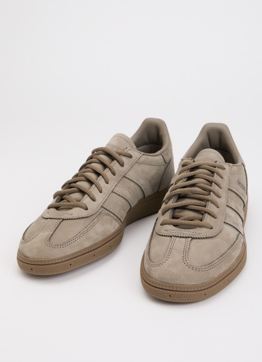Adidas Handball Spezial sneaker van suède met leren details  - detail bruin