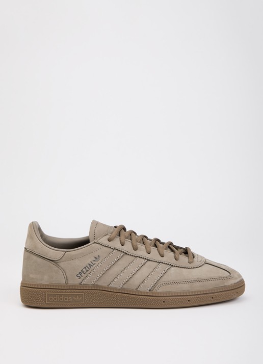 Adidas Handball Spezial sneaker van suède met leren details  - voorkant 5 bruin