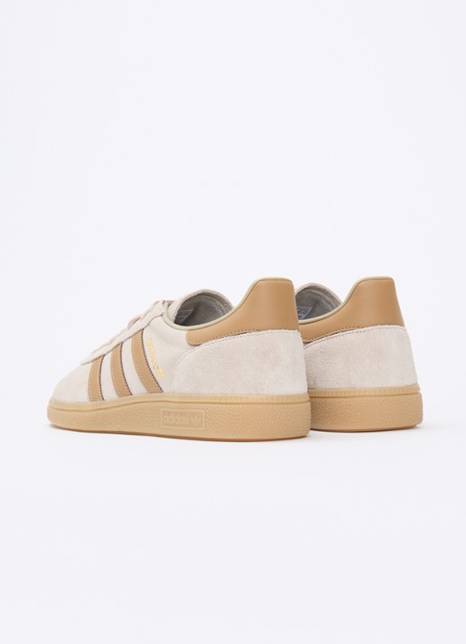 Adidas Handball Spezial sneaker van suède met leren details - achterkant beige