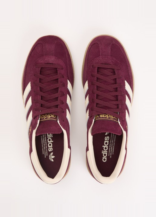 Adidas Handball Spezial sneaker van suède - detail 4 bordeauxrood