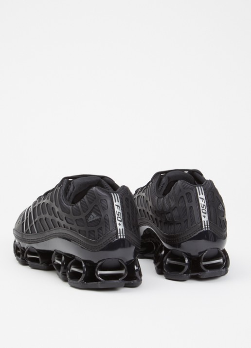 Adidas Megaride F50 sneaker met mesh details - achterkant zwart