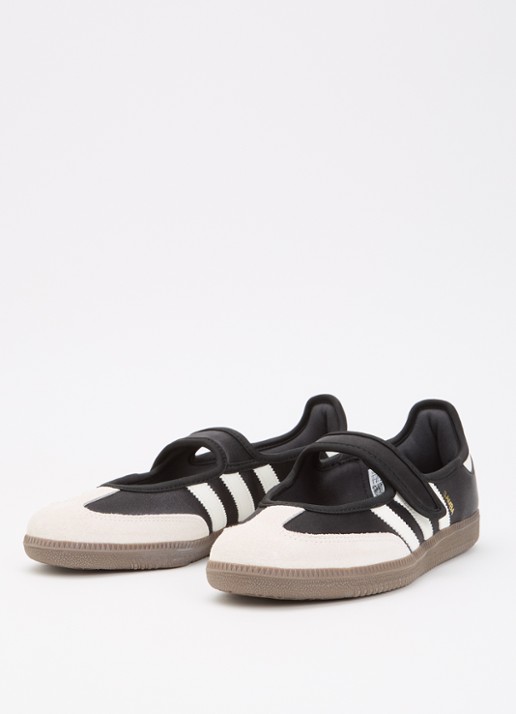Adidas Samba Jane ballerina met details van suède - detail zwart