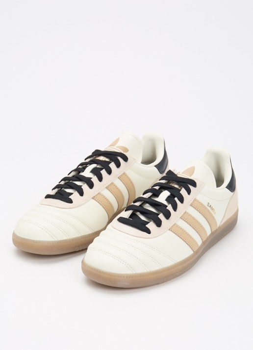 Adidas Samba JP sneaker van leer met details van suède - detail 2 gebroken wit