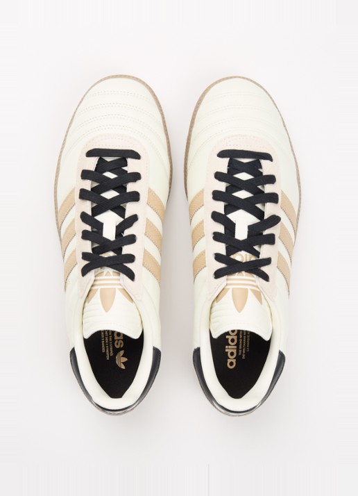Adidas Samba JP sneaker van leer met details van suède - detail 3 gebroken wit