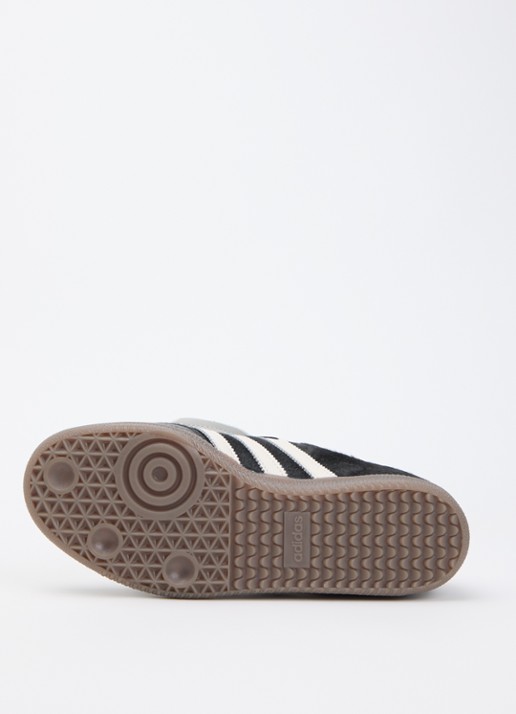 Adidas Samba LT sneaker van leer met ponyhair - detail 5 zwart