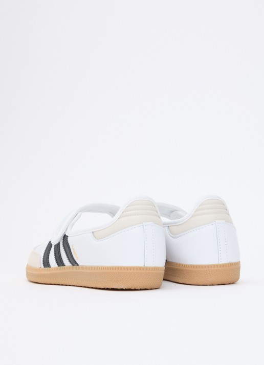 Adidas Samba OG ballerina van leer met logo - achterkant 2 wit