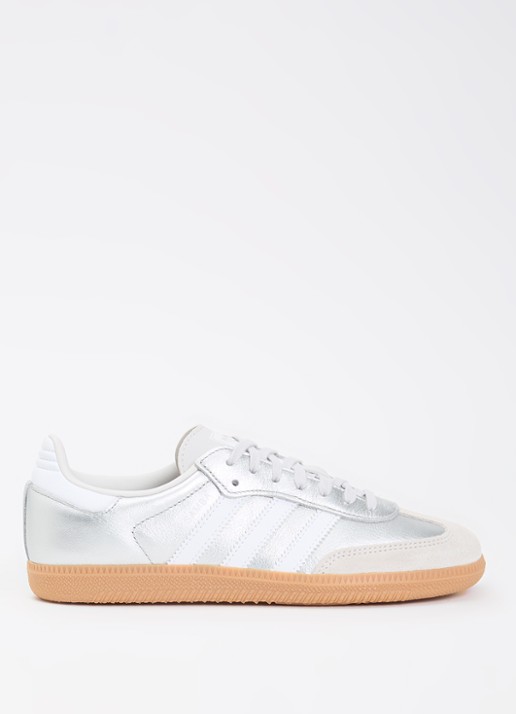 Adidas Samba OG J sneaker met metallic finish