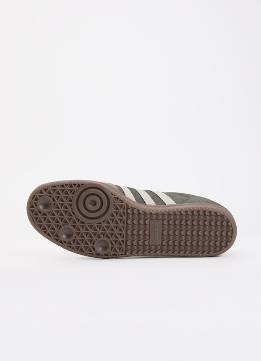 Adidas Samba OG sneaker met details van suède - detail 5 legergroen