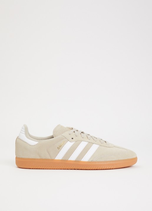 Adidas Samba OG sneaker met logo - voorkant 5 khaki