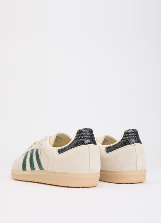 Adidas Samba OG sneaker met logo - achterkant 4 gebroken wit