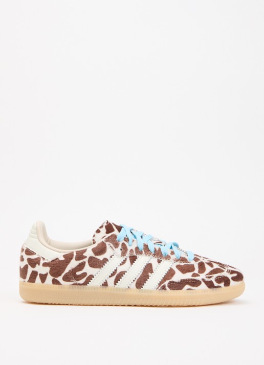 Adidas Samba OG sneaker van leer met dierenprint