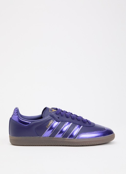 Adidas Samba OG sneaker van leer met metallic details