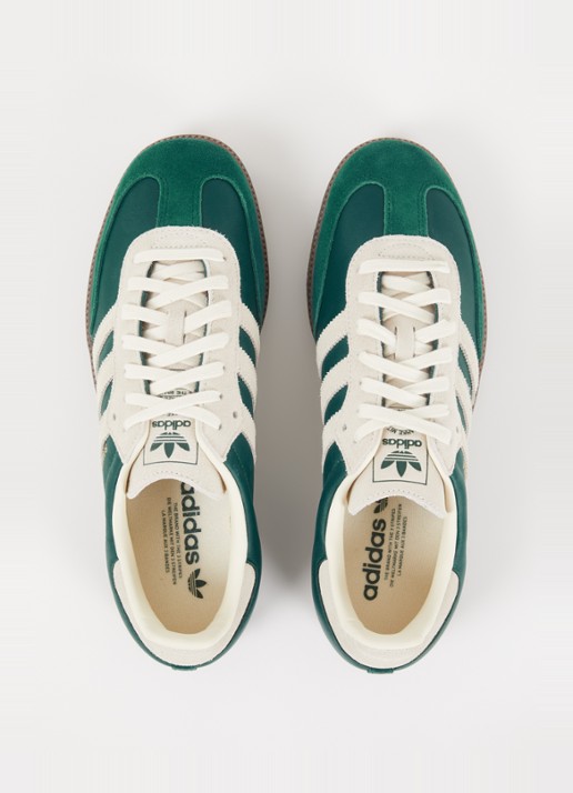 Adidas Samba OG sneaker van leer met suède details - detail 2 groen
