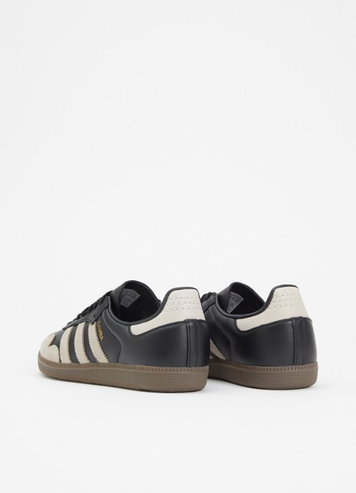 Adidas Samba OG sneaker van leer - achterkant 5 zwart