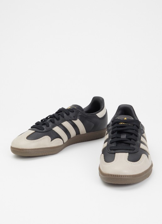 Adidas Samba OG sneaker van leer - detail 2 zwart