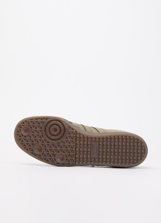 Adidas Samba OG sneaker van leer - detail 4 bronsgroen