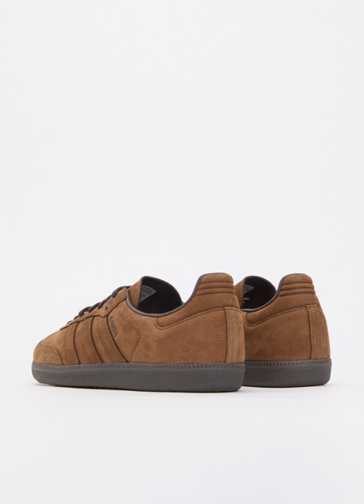 Adidas Samba OG sneaker van leer - achterkant 4 bruin