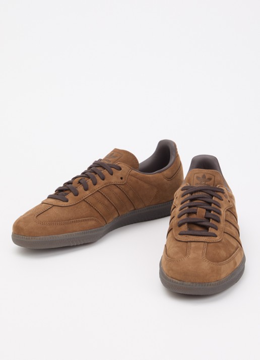 Adidas Samba OG sneaker van leer - detail bruin