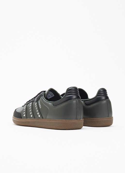 Adidas Samba sneaker van leer - achterkant 5 antraciet